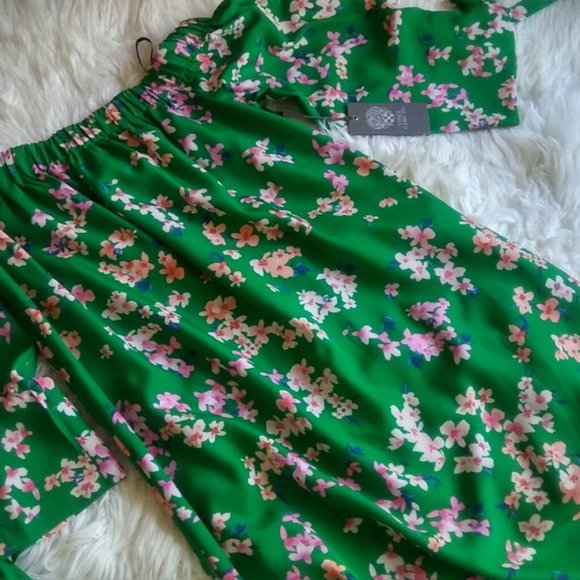 Vince Camuto Floral off the shoulder dress Size 10 - Picture 4 of 7